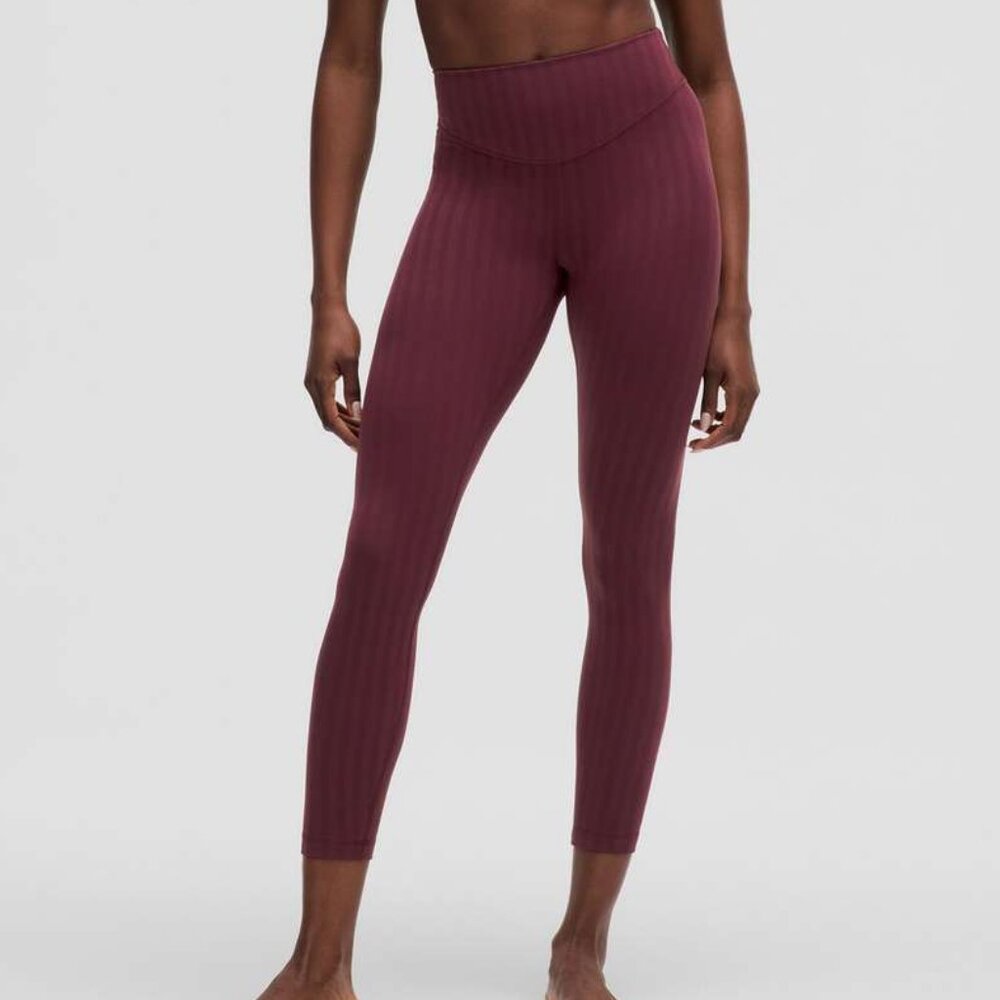 BNWT Lululemon Wunder Under Tonal Stripe Tight
